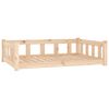 vidaXL Pat pentru c&acirc;ini 105,5x75,5x28 cm, lemn masiv de pin