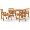 vidaXL Set mobilier de grădină, 5 piese, lemn masiv de acacia