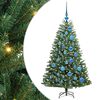 vidaXL Brad de Crăciun artificial cu ramuri articulare Verde 120 cm