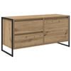 vidaXL Cabinet TV 100 x 36 x 49.5 cm Stejar artizanal Lemn prelucrat