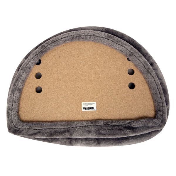 Kerbl Pat de fereastră pentru pisici, gri, 55x35x10 cm