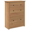 vidaXL Dulap de pantofi PANAMA, 80x35x105 cm, lemn masiv de pin