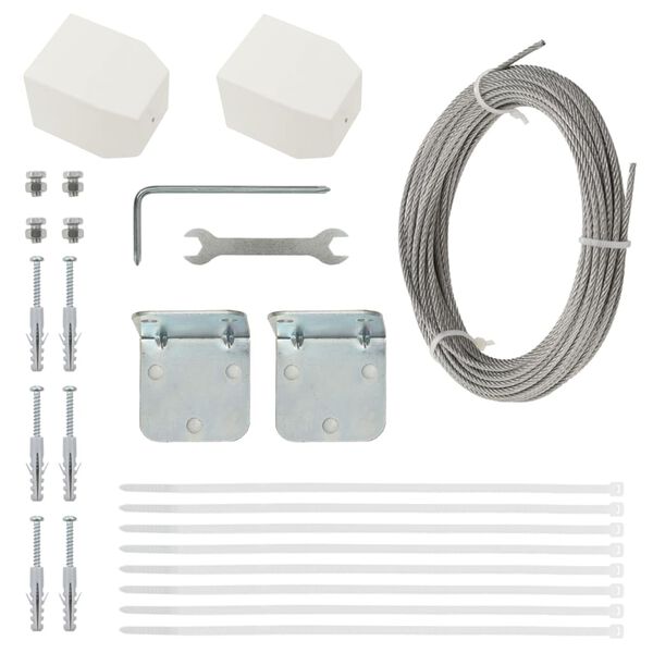 vidaXL Paravan de balcon,negru, 140 x 240 cm, țesătură oxford