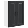 vidaXL Dulap de perete PORTO Negru 60 x 31 x 80 cm Lemn prelucrat