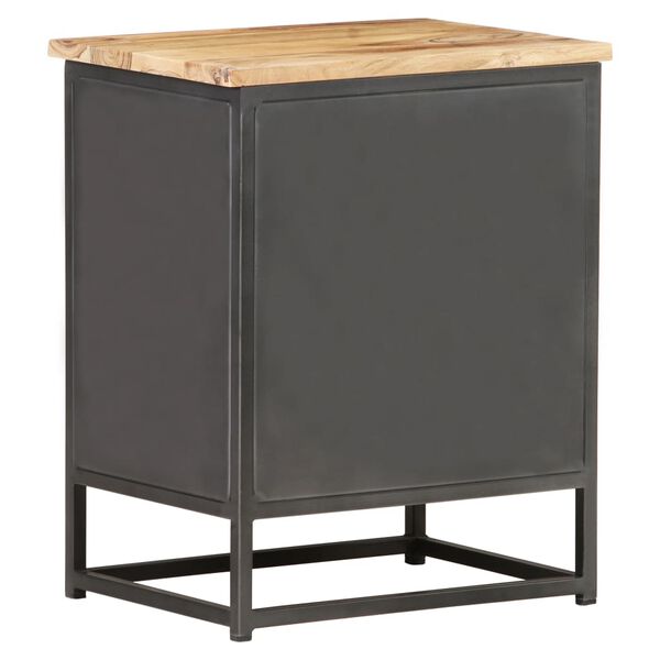 vidaXL Noptieră, 40x30x50 cm, lemn masiv de acacia