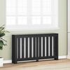 vidaXL Capac pentru radiator Stejar Negru 149 x 20 x 82 cm
