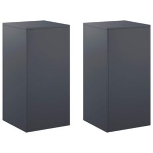 vidaXL Suport pentru plante 2 pcs Antracit 40 x 40 x 80 cm