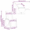 vidaXL Scaun reclinabil cu masaj Alb 71 x 90 x 105 cm PVC