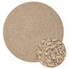 vidaXL Covor ZIZUR aspect iută, &Oslash; 200 cm, pentru interior și exterior