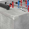 vidaXL Masă de Foosball Gri Beton 125 x 60,5 x 80 cm Lemn compozit