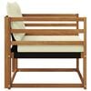 vidaXL Set de canapele de exterior Lemn solid de Acacia și Textilene