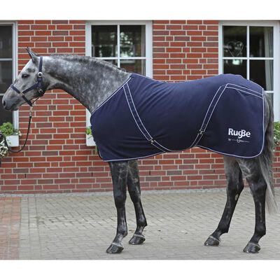 Covalliero Pătură de cai din lână "RugBe Classic" bleumarin, 125 cm