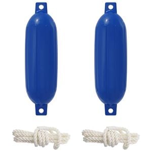 vidaXL Fendere pentru Barca 2 buc. &Oslash; 14 x 50 cm albastru PVC