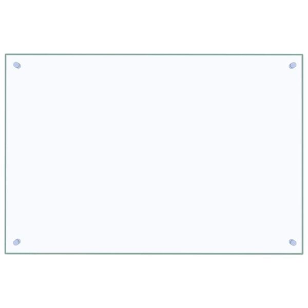 vidaXL Spate de bucătărie 2 pcs Transparent 90 x 60 cm