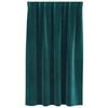 vidaXL Perdele cu perdele 2 pcs Verde &icirc;nchis 140 x 140 cm Catifea