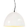 vidaXL Lustră industrială vintage, 25 W, alb, rotund, 31 cm, E27