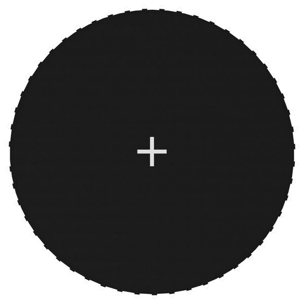 vidaXL Podea din pânză pentru trambulină rotundă de 3,05 m, negru