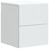 vidaXL Dulap de noapte suspendat Alb 33 x 34,5 x 40 cm Lemn prelucrat