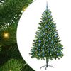vidaXL Brad de Crăciun cu 300 LED cu suport Verde 180 cm PE