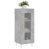 vidaXL Servantă, gri beton, 34,5x34x90 cm, lemn compozit