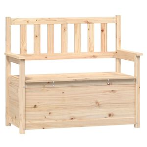 vidaXL Bancă, 112,5x51,5x96,5 cm, lemn masiv de pin