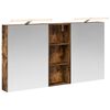vidaXL Set dulap baie 3 buc. 130 x 14,5 x 70 cm Lemn prelucrat