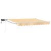 vidaXL Marchiză retractabilă manuală cu led-uri 2,5 x 2 m