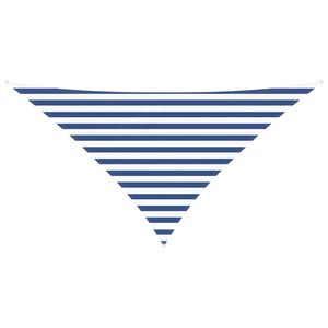 vidaXL P&acirc;nză de umbră Albastru și Alb 2,5 x 2,5 x 3,5 m