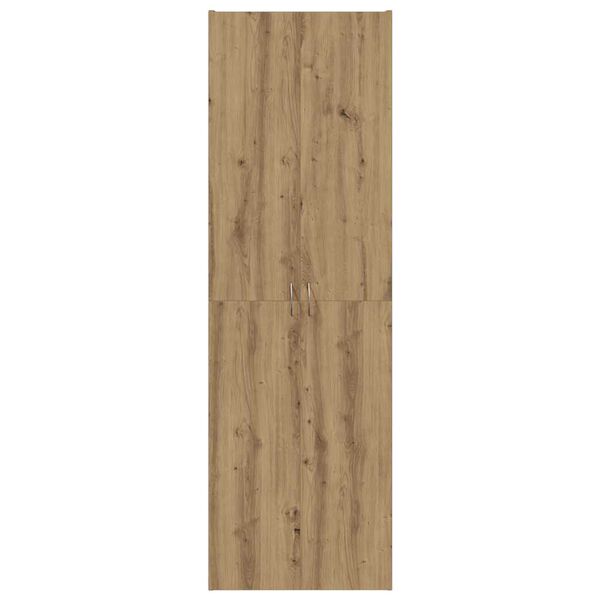vidaXL Dulap înalt, stejar artizanal, 60x32x190 cm, lemn prelucrat