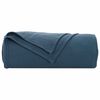 vidaXL Pături de aruncat 6 pcs Albastru marin 270 x 240 cm Molton