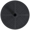 vidaXL Bază pentru umbrelă Art Deco Negru &Oslash; 45 x 39,5 cm Fier
