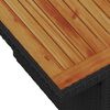 vidaXL Set de canapele pentru grădină 6 pcs Negru Rattan poli