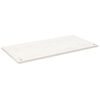 vidaXL Blat de birou, alb, 100x50x2,5 cm, lemn masiv de pin