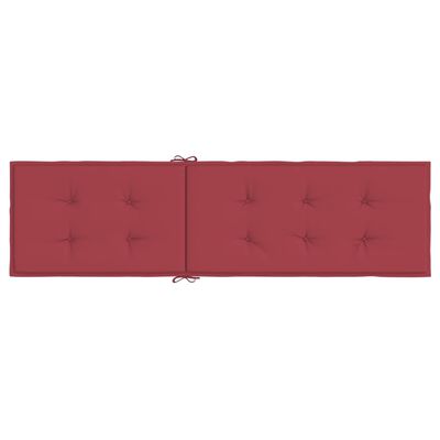 vidaXL Pernă de șezlong, roșu vin, (75+105)x 50x3 cm