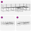 vidaXL Set de canapele de exterior 7 pcs natural Lemn Solid de Acacia