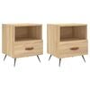 vidaXL Noptiere, 2 buc., stejar sonoma, 40x35x47,5 cm, lemn compozit