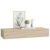 vidaXL Dulap de perete cu sertar, stejar, 60x23,5x10 cm, MDF