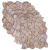 vidaXL Plăci de mosaic Roșu 30 x 30 cm Marmură