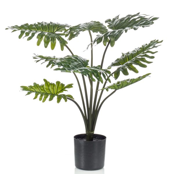 Emerald Plantă artificială Filodendron cu ghiveci, 60 cm