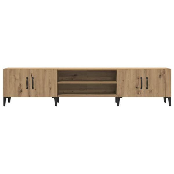 vidaXL Dulap TV, stejar artizanal, 180x31,5x40 cm, lemn prelucrat