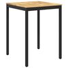 vidaXL Masă de Bar &icirc;n Grădină Alb și negru 80 x 80,5 x 105 cm