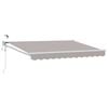 vidaXL Cort electric retractabil Gri deschis 3 x 2,5 m
