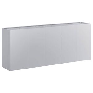 vidaXL Jardinieră 200x40x80 cm oțel galvanizat