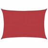 vidaXL P&acirc;nză parasolar, roșu, 5x7 m, HDPE, 160 g/m&sup2;