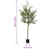 vidaXL Măslin artificial 700 de frunze 180 cm verde