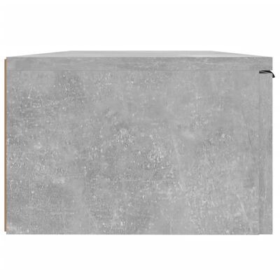vidaXL Dulap de perete, gri beton, 68x30x20 cm, lemn compozit