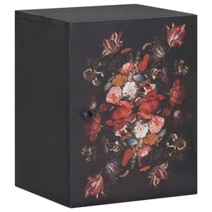 vidaXL Dulap suspendat Pe perete cu ușă Multicolour 38 x 33,5 x 48 cm