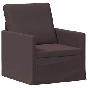 vidaXL Sofa single Maro &icirc;nchis 70 x 81 x 82 cm Țesătură