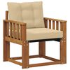 vidaXL Set de canapele de exterior Lemn solid de Acacia și Textilene