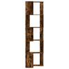 vidaXL Bibliotecă 5 niveluri stejar fumuriu 50x50x179cm lemn prelucrat